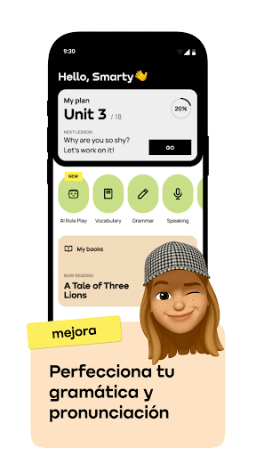 Captura de pantalla de Promova: Aprende inglés online