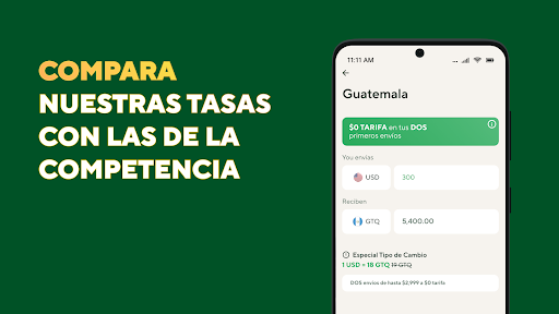 Captura de pantalla de BOSS Money: Envía Dinero
