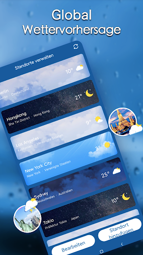 Lokale Wettervorhersage Screenshot