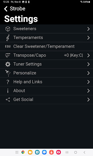 Strobe Screenshot