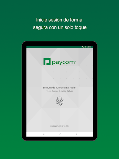 Captura de pantalla de Paycom