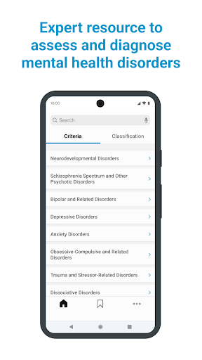 Captura de pantalla de DSM-5-TR® Diagnostic Criteria