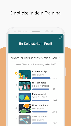 Lumosity: Gehirnspiele Screenshot