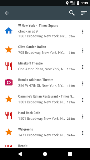 Captura de pantalla de Mi ubicación: mapas GPS