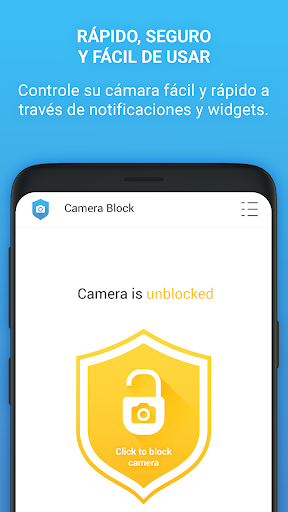 Captura de pantalla de Bloqueador Camara - Anti espia