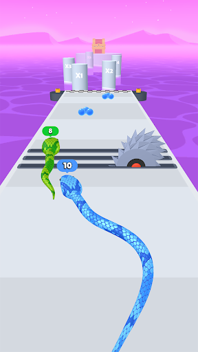 Captura de pantalla de Snake Run Race・Juego Serpiente