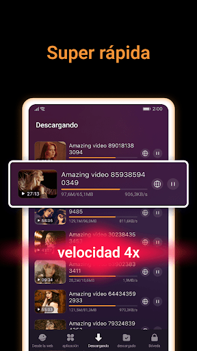 Captura de pantalla de X Downloader & Video Player