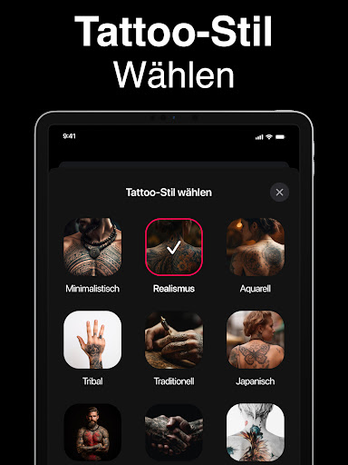 Tattoo AI – Tattoo-Designs Screenshot
