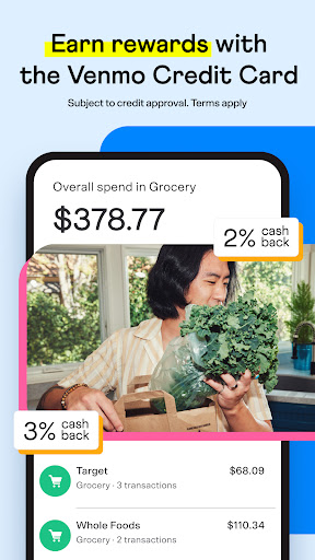Captura de pantalla de Venmo