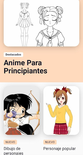 Captura de pantalla de Dibujar anime paso a paso