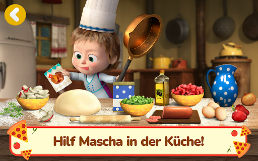 Mascha und der Bär: Pizzeria! Screenshot