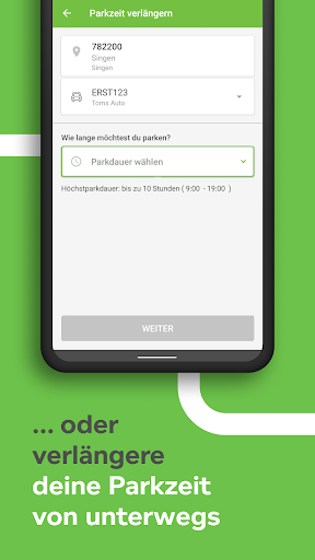 PayByPhone – Parken per App Screenshot