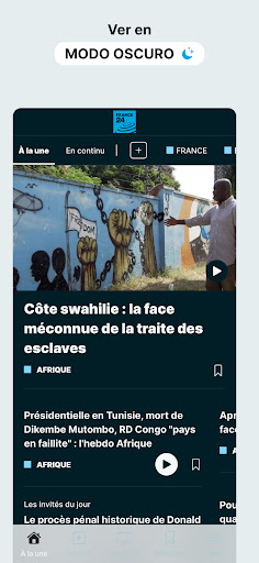 Captura de pantalla de FRANCE 24 - Noticias 24/7