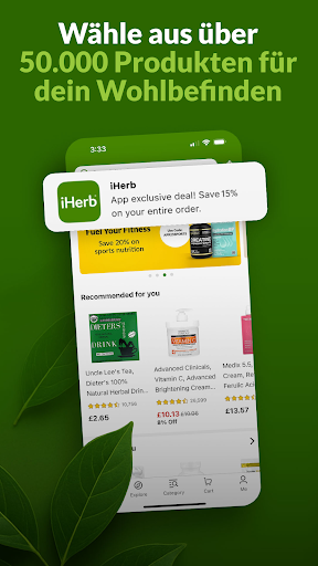 iHerb: Vitamine & Supplements Screenshot