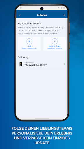 FIFA die offizielle App Screenshot