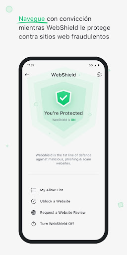 Captura de pantalla de TotalAV Seguridad Móvil