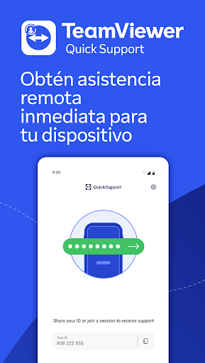 Captura de pantalla de TeamViewer QuickSupport