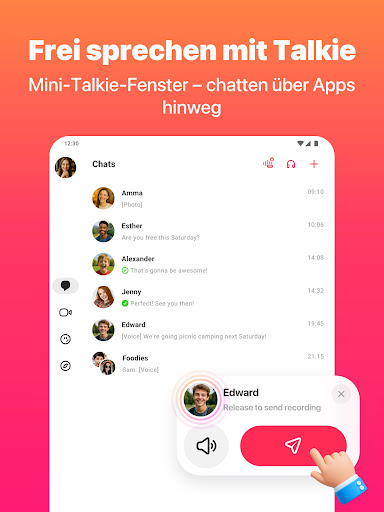 JusTalk - Video-Chat & Anrufe Screenshot
