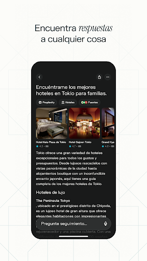 Captura de pantalla de Perplexity - Ask Anything
