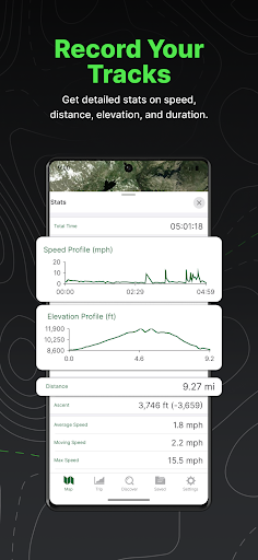 Captura de pantalla de Gaia GPS (Mapas Topográficos)