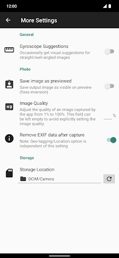 Captura de pantalla de Secure Camera