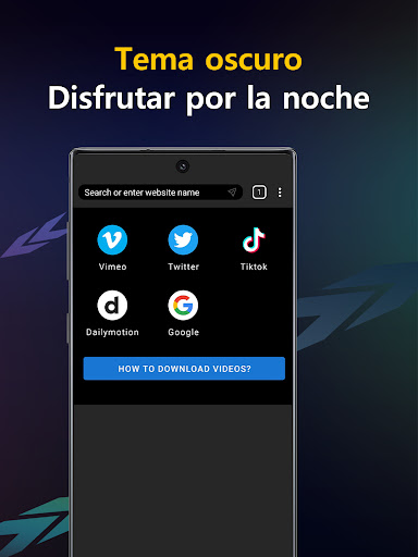 Captura de pantalla de Descargador de vídeos HD