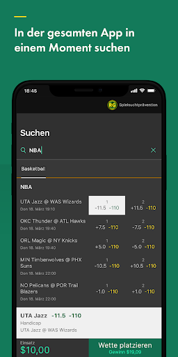 bet365 Sportwetten Screenshot
