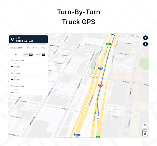 Captura de pantalla de TruckMap - Truck GPS Routes