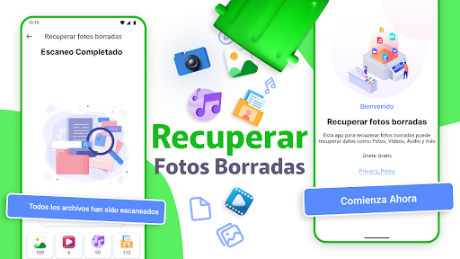 Captura de pantalla de Recuperar Fotos Borradas