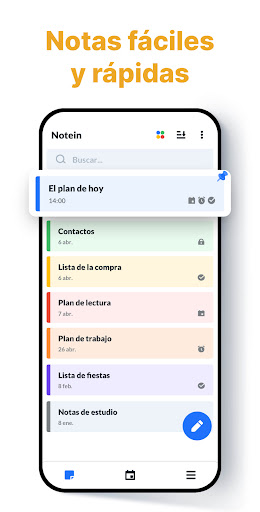 Captura de pantalla de Notas, Bloc de notas - Notein
