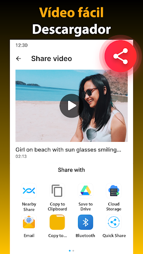 Captura de pantalla de Descargador videos HD - Vidow