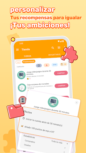 Captura de pantalla de LifeUp: Tareas y Habitos RPG