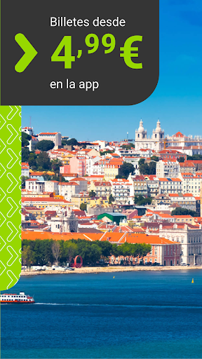 Captura de pantalla de FlixBus: reserva tu billete