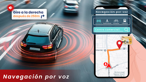 Captura de pantalla de GPS Navegación En Vivo Mapa