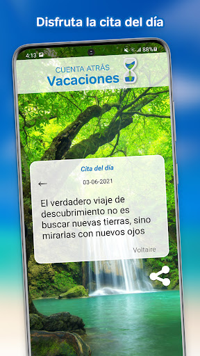 Captura de pantalla de Cuenta atrás de vacaciones