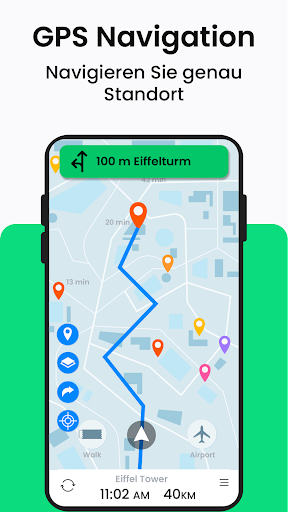Sprachnavigation: Routenplaner Screenshot