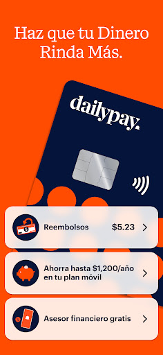 Captura de pantalla de DailyPay On-Demand Pay