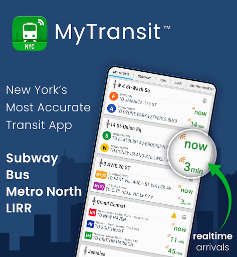 MyTransit NYC Subway & Bus MTA Screenshot