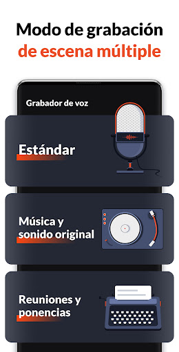 Captura de pantalla de Grabadora de Voz, Grabar Audio
