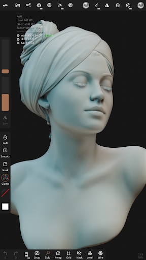 Captura de pantalla de Nomad Sculpt