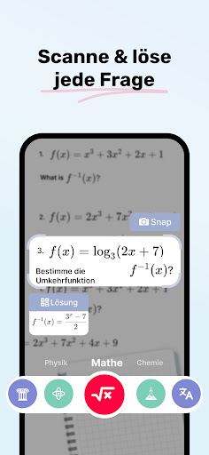 Homework AI – Mathe & Aufsätze Screenshot