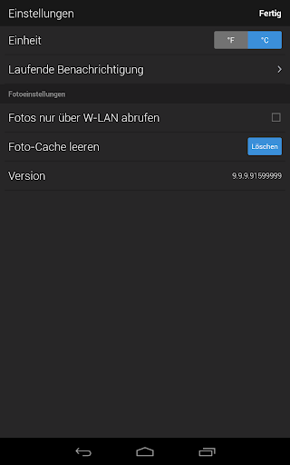 Yahoo Wetter Screenshot