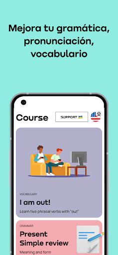 Captura de pantalla de Promova: Aprende inglés online