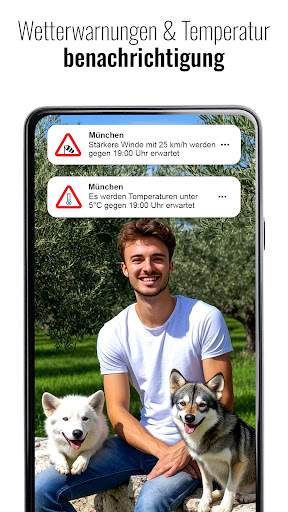Transparente Uhr & Wetter Screenshot