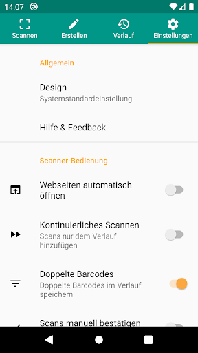 QR- & Barcode-Scanner Screenshot