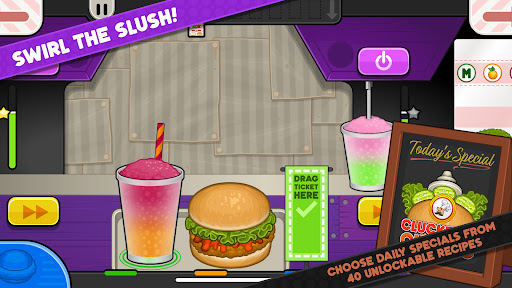 Captura de pantalla de Papa's Cluckeria To Go!