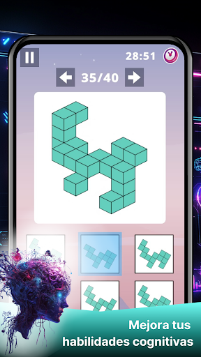 Captura de pantalla de IQ Test de Inteligencia lógica