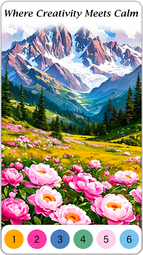 Traumfarbe nach Zahlen Screenshot