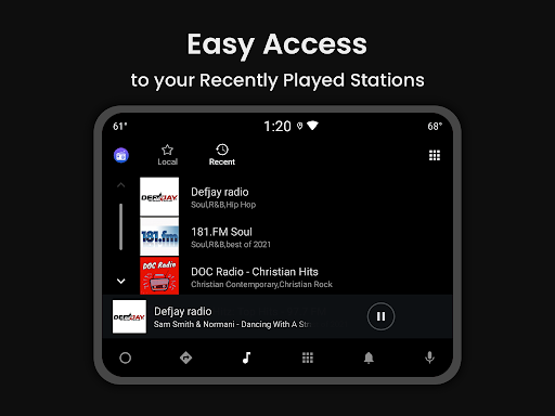 Radio FM: Live-Radio-App Screenshot