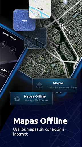Captura de pantalla de Mapas todo en uno, velocímetro